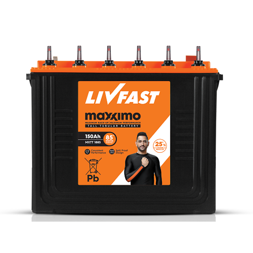 Livfast Maxximo MXTT 1885 150Ah Inverter Battery (60M+25M)