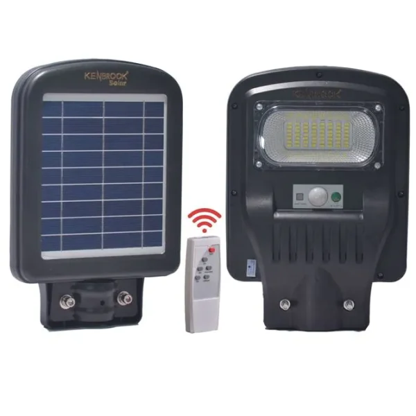 Kenbrook Solar Street Light All in One – IP65 Waterproof, Automatic On Off Motion Sensor Solar Light for Outdoor Use (5 Watt)