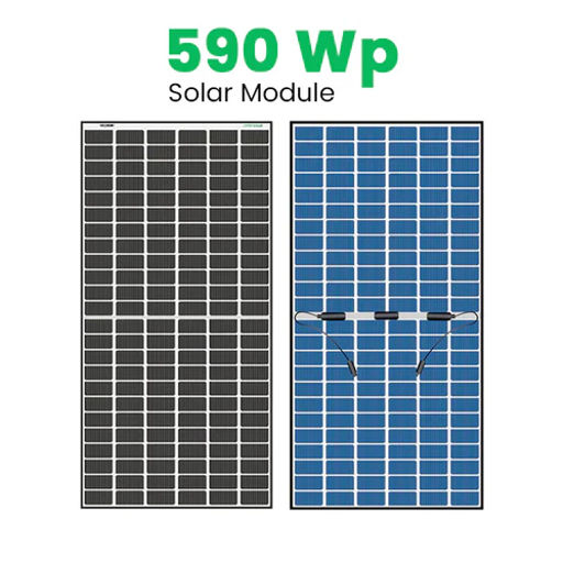 Loom Solar Panel - SHARK 590 Wp | N-Type TOPCon Bifacial